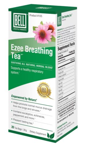 Té herbal Ezee de Bell para sistema respiratorio caja
