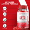 Paquete de gomitas keto acv para grasa abdominal de rize labs