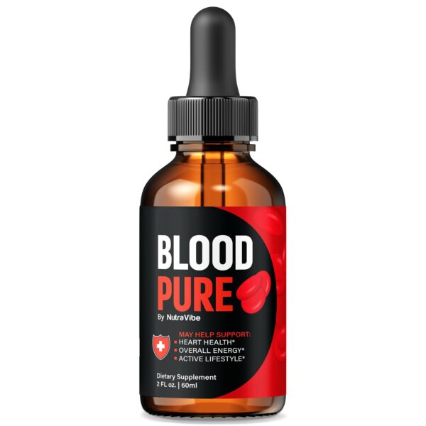 Blood Pure Drops botella frontal suplemento líquido