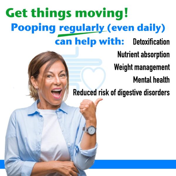 Presentación en frasco de Daily Poop Pill