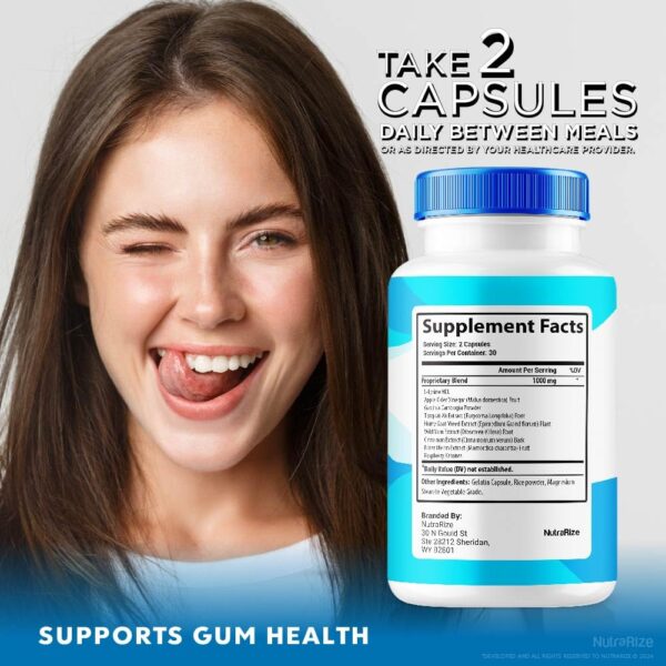 Frascos de Denta Smile Pro cápsulas para higiene bucal diaria