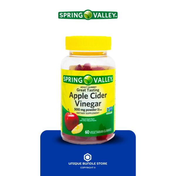 Suplemento gomitas vinagre sidra manzana 3 paquetes Spring Valley