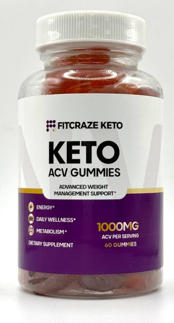 Suplemento natural FitCraze Keto gomitas y vinagre de manzana