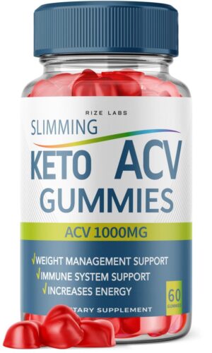 Gomitas Slimming Keto ACV 60 unidades por Rize Labs para pérdida peso