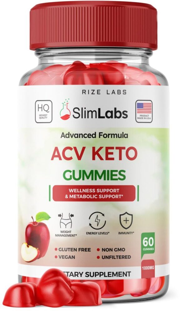 Slim Labs Keto gomitas para pérdida de peso y bienestar