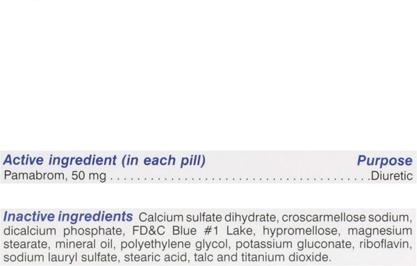 Envase de Diurex Max libre de cafeína para alivio de retención de agua