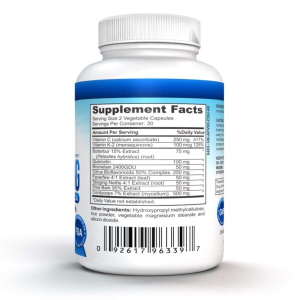 Suplemento desintoxicación pulmonar White Lung 60 cápsulas