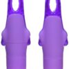 pinzas vibrantes inalámbricas pezones color púrpura nasstoys
