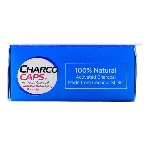 Suplemento Charcocaps detox contra gases intestinales
