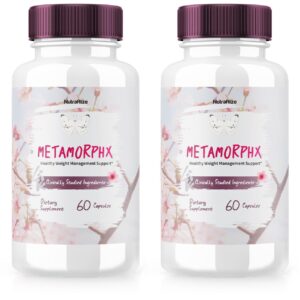 Cápsulas Metamorphx suplemento pérdida de peso 120 cápsulas