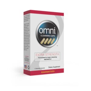 Cápsulas detox herbales Wellgenix Omni limpieza rápida 4 unidades