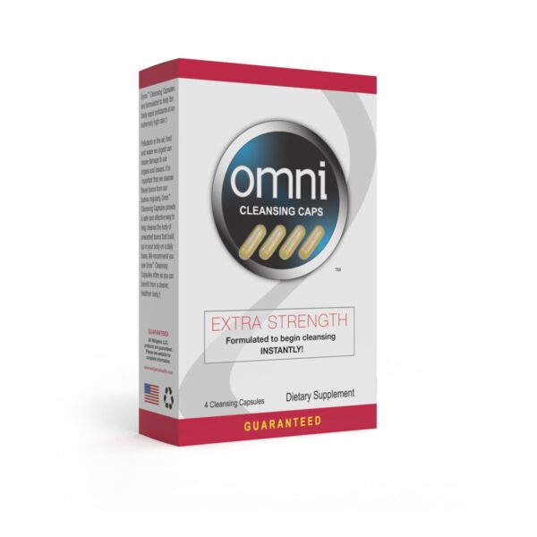 Cápsulas detox herbales Wellgenix Omni limpieza rápida 4 unidades