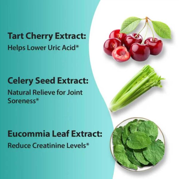 Etiqueta frontal con extractos del producto