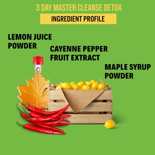 Limpieza detox fácil con polvo Tiny Tummy Master Cleanse