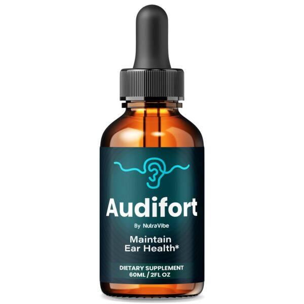 Version 1.0.0 Botella de gotas auditivas NutraVibe Audifort
