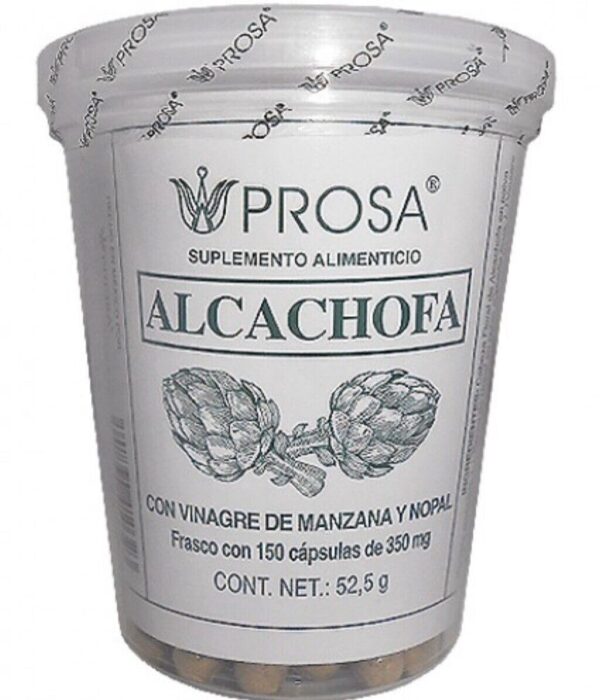 Alcachofa con vinagre de manzana y nopal suplemento 150 cápsulas VIUS NATURAL