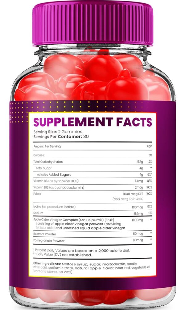 Gomitas Proton Keto ACV 1000mg sabor manzana