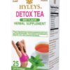 Paquete de Hyleys Té Detox con bolsitas de té verde y menta