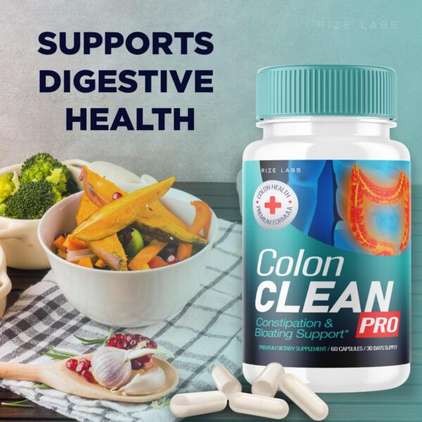 Suplemento natural Colon Clean Pro para salud intestinal
