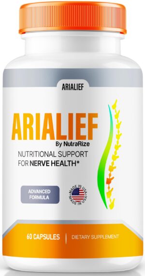 frontal caja cápsulas Arialief para salud nerviosa