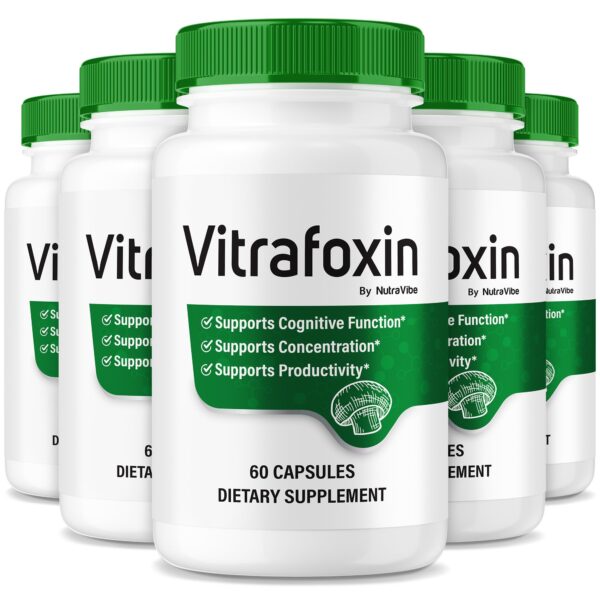 NutraVibe Vitrafoxin cápsulas frontal