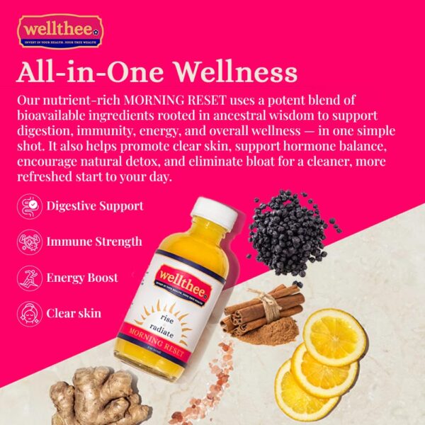 Wellthee Morning Reset botella de 2 oz