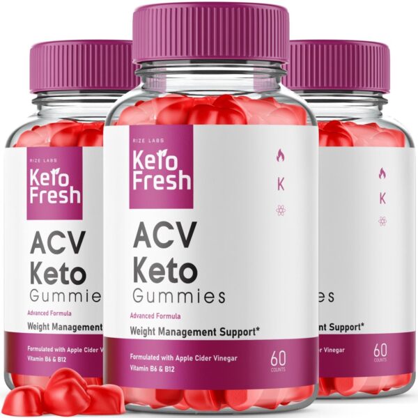 Keto Fresh ACV gomitas pérdida de peso paquete 180