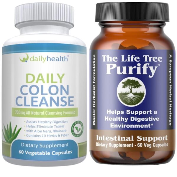 Suplemento Life Tree Purify para limpieza intestinal y colon natural