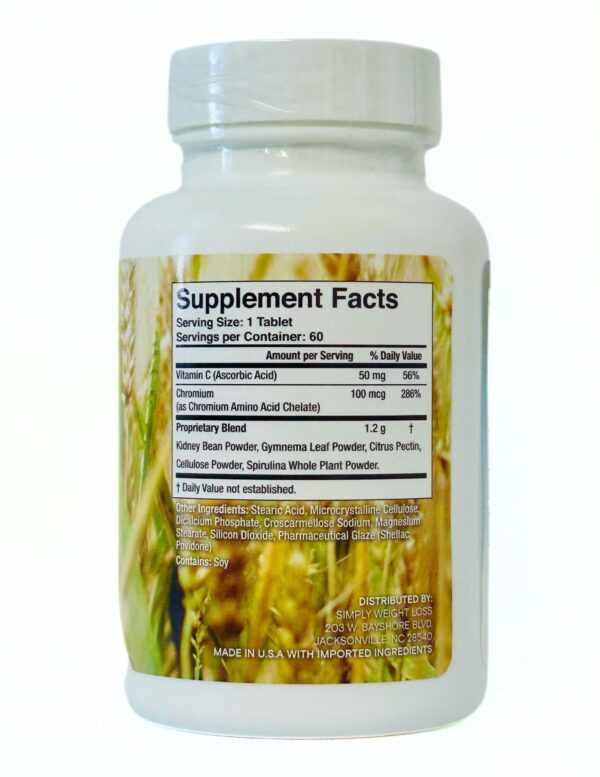 Imagen lateral de Simply Carbo Block con ingredientes naturales