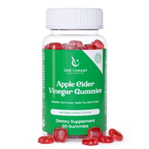 Frasco de gomitas de vinagre de sidra de manzana certificadas Halal