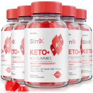 NutraRize SlimX Keto Gummies 60 gomitas 5 paquetes caja