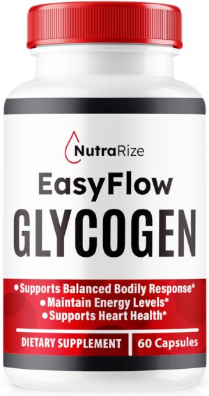 710jm43RzSL.jpg NutraRize Easy Flow Glycogen cápsulas 60 unidades para salud general