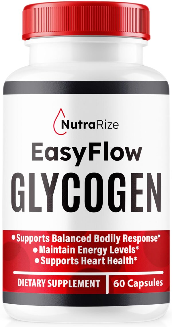 710jm43RzSL.jpg NutraRize Easy Flow Glycogen cápsulas 60 unidades para salud general