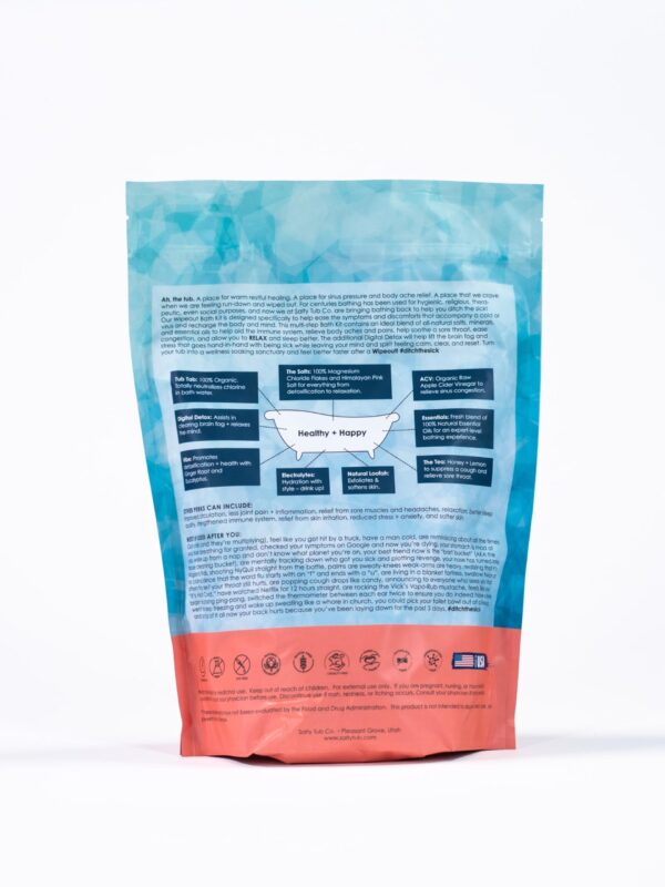 Baño detox natural Wipeout con eucalipto y magnesio