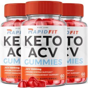 Gomitas RapidFit Keto ACV para pérdida de peso y grasa abdominal