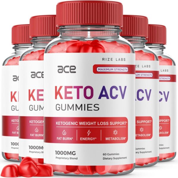 Gomitas Ace Keto ACV para pérdida de peso avanzada 300 unidades
