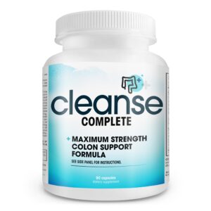 Cleanse Complete suplemento triple fuerza limpieza colon