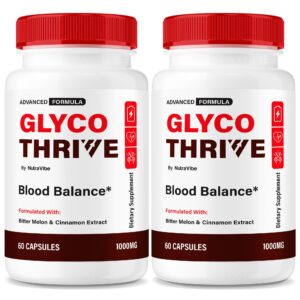 Frasco Glyco Thrive cápsulas - frontal