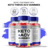 Gomitas Keto Thrive para dieta keto y energía