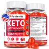 Gomitas Keto ACV 1500MG botella frontal rojo sabor limón
