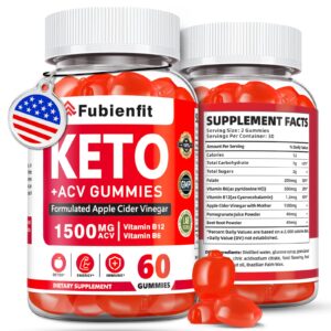 Gomitas Keto ACV 1500MG botella frontal rojo sabor limón