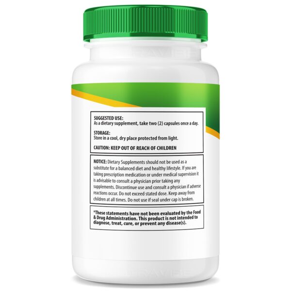 Frasco de cápsulas Gluco Tune Pro para apoyo de flujo y función