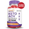 Gomas Turbo Ripped Keto con vinagre de sidra de manzana y B12 esencial
