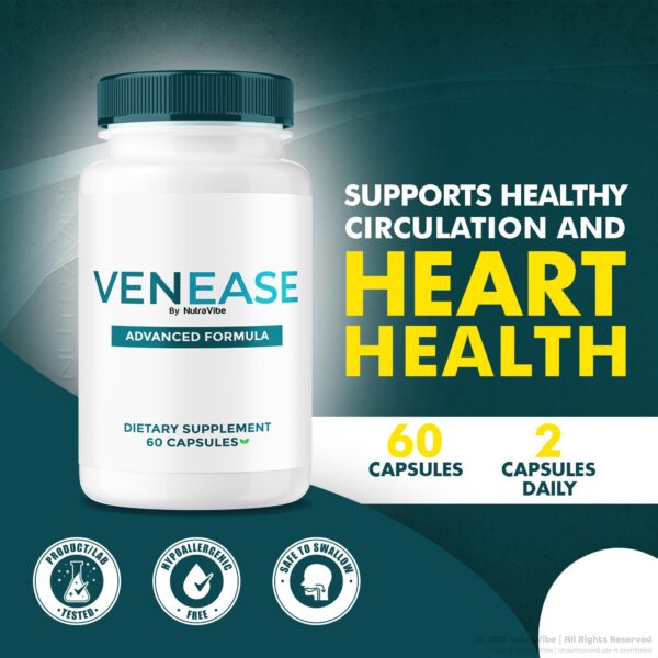 Cápsulas Venease listas para tomar