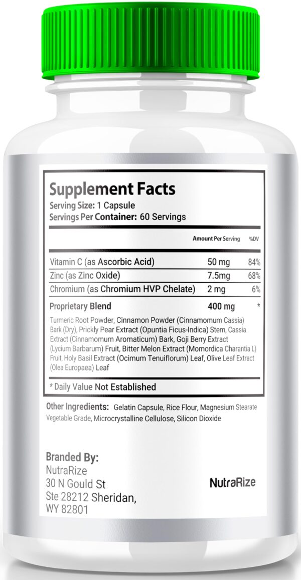 Paquete de 5 cápsulas Glycogen Plus para apoyo sanguíneo