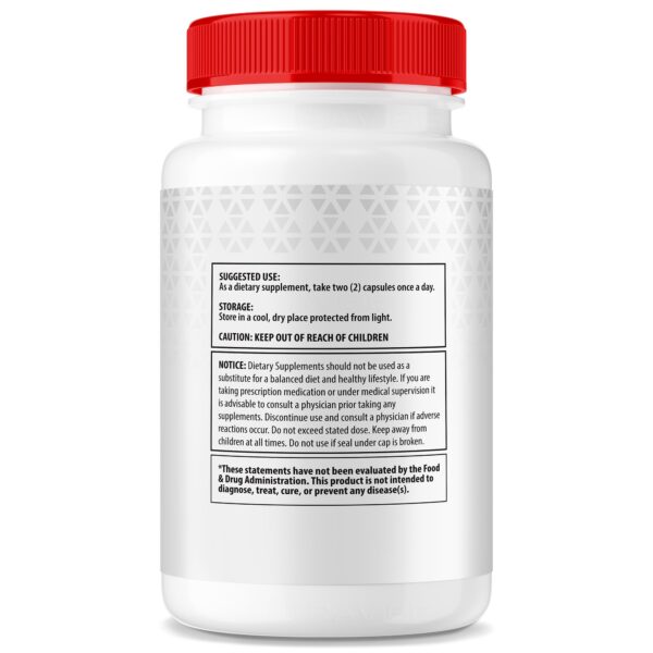 Cápsulas Gluco Shield Max en frasco para apoyo diario