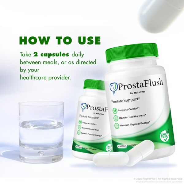 ProstaFlush suplemento para energía y bienestar diario