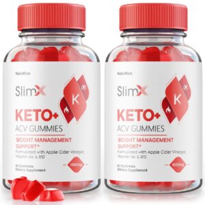 Paquete de gomitas SlimX Keto ACV NutraRize 120 unidades