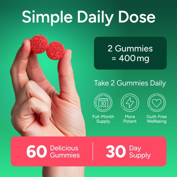 Detalle de ingrediente berberina en gomitas