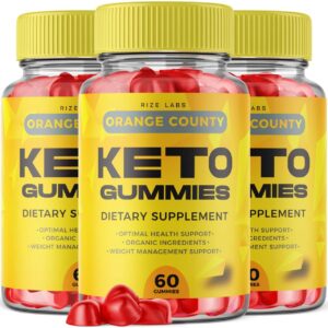Gomitas Orange County ACV Keto paquete de 180 unidades